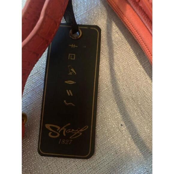 Women's Sharif Pink Leather Crossbody Bag - Picture 3 of 11